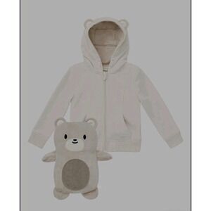 Cubcoats Cozi Bori The Bear 2 In 1 hoodie & bear SZ 3 Transforming Plushie NWT